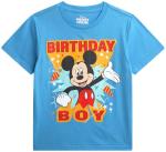 Disney Birthday Boy Mickey Mouse Short Sleeve Shirt