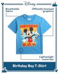 Disney Birthday Boy Mickey Mouse Short Sleeve Shirt