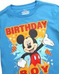 Disney Birthday Boy Mickey Mouse Short Sleeve Shirt