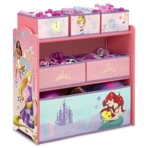 Disney Princess 6 Bin Toy Storage Organizer