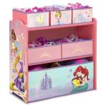 Disney Princess 6 Bin Toy Storage Organizer
