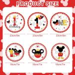 100PCS Mickey Mouse Birthday Party Tableware Set