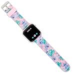 Disney Stitch Kids Watch with Pink Straps and Stickers