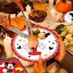 100PCS Mickey Mouse Birthday Party Tableware Set