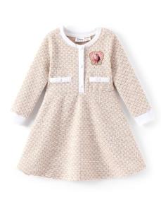 Moana Little Girls Long Sleeve Sweater Dress