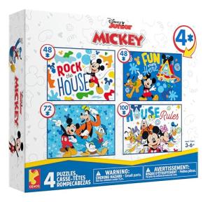 Disney Mickey's Clubhouse 4-Pack Kids Puzzles