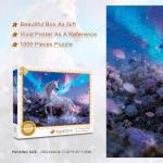 Magical Unicorn Aurora 1000-Piece Jigsaw Puzzle