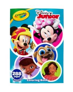 Disney Jr. Crayola Coloring Book with Stickers