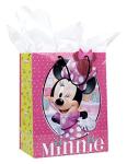 Minnie Mouse Large Gift Bag with Tissue Paper