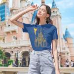Magical Shirt for Women Magic Kingdom Tshirt Family Vacation Tee Castle Believe in The Magic Shirt Tie Dye Tops