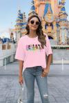 Magical Shirt for Women: Magic Kingdom Tshirt Princess Shirt Family Vacation Trip Tee Pink