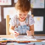 Disney Alice Wonderland Bakery 48 Page Coloring Book, 4 Crayons Bendon 53461