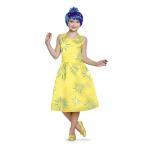 Inside Out Joy Costume, Deluxe Official Disney Pixar Inside Out Girls Costume, Child Size (10-12)