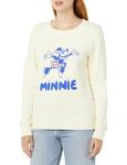 Amazon Essentials Disney | Marvel | Star Wars | Princess Women's Fleece Crew Sweatshirts, Minnie Joy, Medium