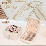 Cartoon Mouse Castle Travel Jewelry Case, Small Box Organizer, Cartoon Gifts Merchandise, Birthday Christmas Gifts for Cartoon Lovers Fans Women Teen Girls Friends Sister Her