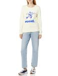 Amazon Essentials Disney | Marvel | Star Wars | Princess Women's Fleece Crew Sweatshirts, Minnie Joy, Medium