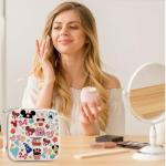 Cartoon Mouse Castle Travel Jewelry Case, Small Box Organizer, Cartoon Gifts Merchandise, Birthday Christmas Gifts for Cartoon Lovers Fans Women Teen Girls Friends Sister Her