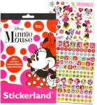 Disney Minnie Mouse Twin Bedding Set - Bundle with Bedspread, Flat Sheet, Fitted Sheet, and Pillowcase, Stickers, More Bedroom Decor Set