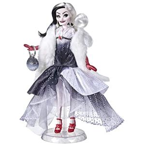 Disney Princess Style Series Cruella De Vil, Contemporary Style Fashion Doll with Accessories, Collectible Toy for Girls 6 Years and Up