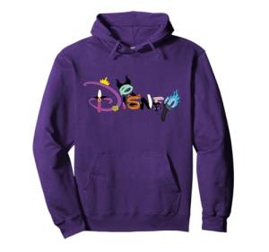 Disney Villains Logo Family Trip & Vacation Matching Pullover Hoodie