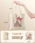 Disney Princess Bow Castle Canvas Tote Bag