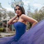 TUTKIMUS Mouse Ears Headband for Women - Mouse Ears Blue Bows Mouse Ear Party Decorations Park Ears for Women (Blue)