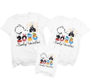 Disney Family Matching Vacation T-Shirts for Summer