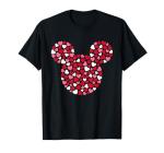 Disney Mickey Mouse Icon Pink Hearts Valentine's Day T-Shirt