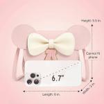 PRLINJSK Toddler Purse for Girls Birthday Gift, Little Girls Purse Kids Wallet Mouse Crossbody Bag Gift Set