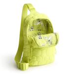 Vera Bradley Women's Disney Featherweight Lorman Sling Backpack, Evening Primrose, One Size