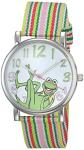 Kermit the Frog Colorful Fabric Strap Watch