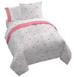 Jay Franco Disney Minnie Mouse Queen Comforter Set - 7 Piece Bedding Includes Sheet Set & Pillow Covers - Super Soft Cozy Pink Mandala Bedding