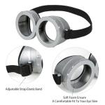 Tinyones 6 Pcs Women's Halloween Costume Accessories Set, Goggles/Yellow Beanie/Blue Dress/Blue Suspenders/Gloves/Yellow Stockings