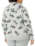 Amazon Essentials Disney | Marvel | Star Wars | Princess Women's Fleece Pullover Hoodie Sweatshirts (Available in Plus Size), Minnie Icons, Large