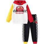 Disney Cars Toddler Boys' Pants Set Lightning Mcqueen 2 Piece Outfit Clothing Sets Kid Hoodie Joggers Fall Tracksuit Matching hoodies Pullover Sweatshirt Suit Multi-color Jersey Set Size 4-5 Years