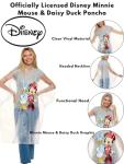 Disney Mickey Mouse Rain Poncho Hoodie Print Unisex Adult (Minnie Mouse & Daisy Duck)