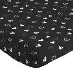 Jay Franco Kids Sheet Set with Fitted, Flat Sheets & Pillow Cover - Ultra-Soft Bedding with Pillowcase for Room Decor, Black - Mickey and Friends, 4 Piece Queen