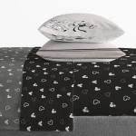 Jay Franco Kids Sheet Set with Fitted, Flat Sheets & Pillow Cover - Ultra-Soft Bedding with Pillowcase for Room Decor, Black - Mickey and Friends, 4 Piece Queen