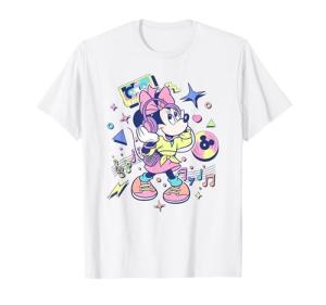 Disney Minnie Mouse 90's Memphis Style Old School T-Shirt