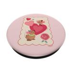 Disney Princess Valentine’s Day Cinderella Jaq & Gus Hearts PopSockets Adhesive PopGrip