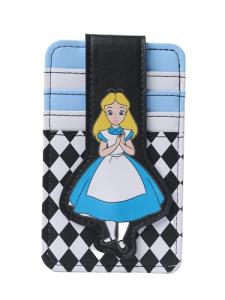 Disney Card Holder Wallet Slim Compact (Alice Black and White)
