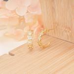 Mouse Earrings 18K Gold Plated Sterling Silver Cute Animal Stud Earrings for Women Hypoallergenic Cubic Zirconia Lovely Mouse Earring Jewelry Gifts for Sister
