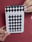 Disney Card Holder Wallet Slim Compact (Alice Black and White)