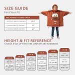 Disney Cars Lightning McQueen Tow Mater Sherpa Lined Oversized Hoodie with Pockets for Big Kid One Size (Fits Sizes 4 to 10) Brown