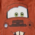 Disney Cars Lightning McQueen Tow Mater Sherpa Lined Oversized Hoodie with Pockets for Big Kid One Size (Fits Sizes 4 to 10) Brown