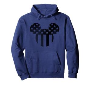 Disney - Mickey Mouse Americana Ears Hoodie Pullover Hoodie