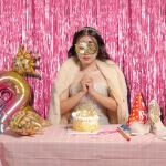 2 Pack Pink Backdrop Party Decorations Tinsel Curtain Party Backdrop Foil Fringe Birthday Decorations Photo Booth Streamer Backdrop Pink Theme Bachelorette Graduation Decor