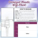 Disney Stitch Fleece Hoodie Blanket for Kids and Teenagers - One Size Fluffy Oversized Hoodie - Stitch Gifts (Purple Frozen)