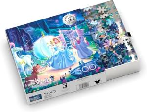 Buffalo Games - Silver Select -Disney - Cinderellas Carriage - 500 Piece Jigsaw Puzzle for Adults -Challenging Puzzle Perfect for Game Nights - Finished Size is 21.25 x 15.00