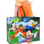 Disney Mickey Mouse Tote Bag Set - Bundle with Extra Large Mickey Reusable Tote Bag Plus Mickey Stickers, Bookmark, More | Mickey Grocery Bag for Kids, Adults